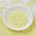 thumbnail image 2 of 10gs MIYUKI Delica Beads Cylinder Japanese Seed Beads 11/0 (DB1531) Opaque Pale Yellow Ceylon 1.3x1.6mm Hole: 0.8mm about 2000pcs/10g, 2 of 5