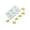 B, variant on 6 Cavities Flower Shape Silicone Molds Easy Demold for Resin Casting Soap Home Decoration Cement Figurine