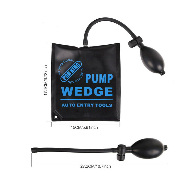 1/2/4 PCS Black Air Pump Bag Wedge Cushion Automotive Car Inflatable Shims  Hand Tools
