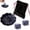 Blue, variant on 2Pcs Mahjong Dice Set, Natural Green Crystal Gemstone D6 Dice with Velvet Pouch & Ceramic Tray, 16mm Stone Dice for American Mahjong, Mahjong Accessories, Board Games & Gift for Players