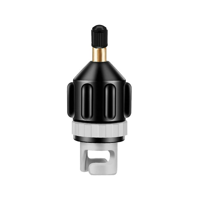 SUP Air Adapter, Copper & Rubber, Multi-Connector (Round/Square/Screw/Pointed), Leak-Proof, Fast Inflation, Lightweight, for Inflatable Boats/Paddle Boards/Swim Rings