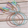 thumbnail image 5 of 10 pulseras tejidas para niñas adolescentes, pulsera de amistad de cuerda trenzada ajustable para mujeres, joyería para hombres, 5 of 5