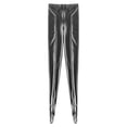thumbnail image 7 of YONGHS Women's Opaque Footed Pantyhose Glossy Tight Hosiery Bodystockings Ballet Dance Yoga Leggings Dark Gray M, 7 of 7