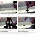 thumbnail image 4 of Car Body Sheet Metal Paintless Dent Plastic Puller Kit Auto Hail Pit Removal Repair, 4 of 5