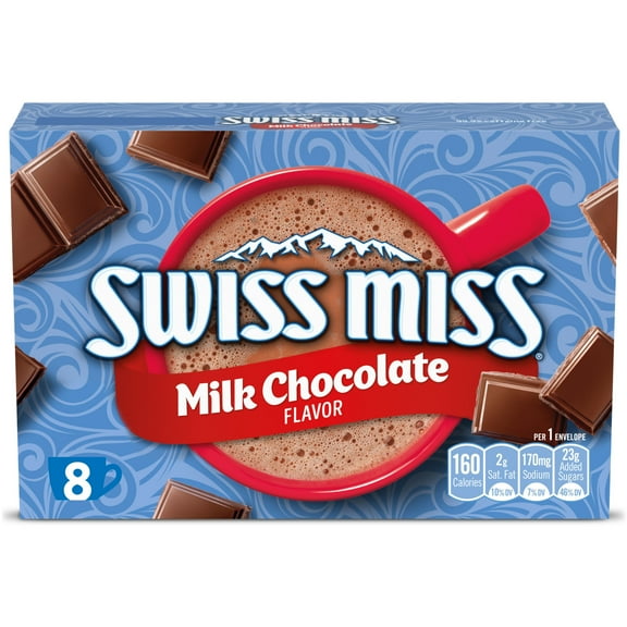 Swiss Miss Milk Chocolate Flavored Hot Cocoa Mix, Hot Cocoa Mix Packets