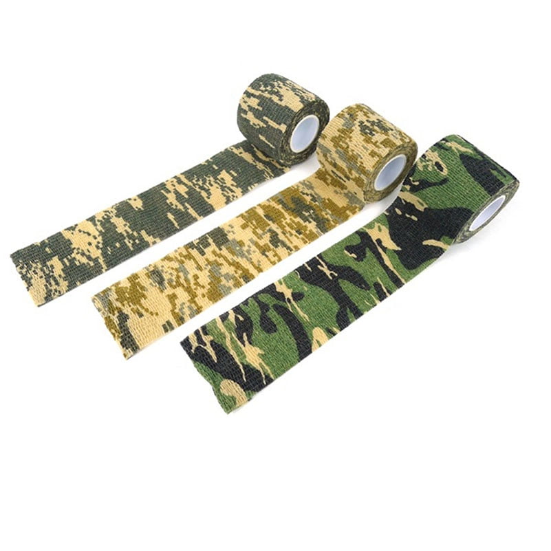 5CMx4.5M Camo Waterproof Wrap Hunting Camping Hiking Camouflage Stealth Tape LE 