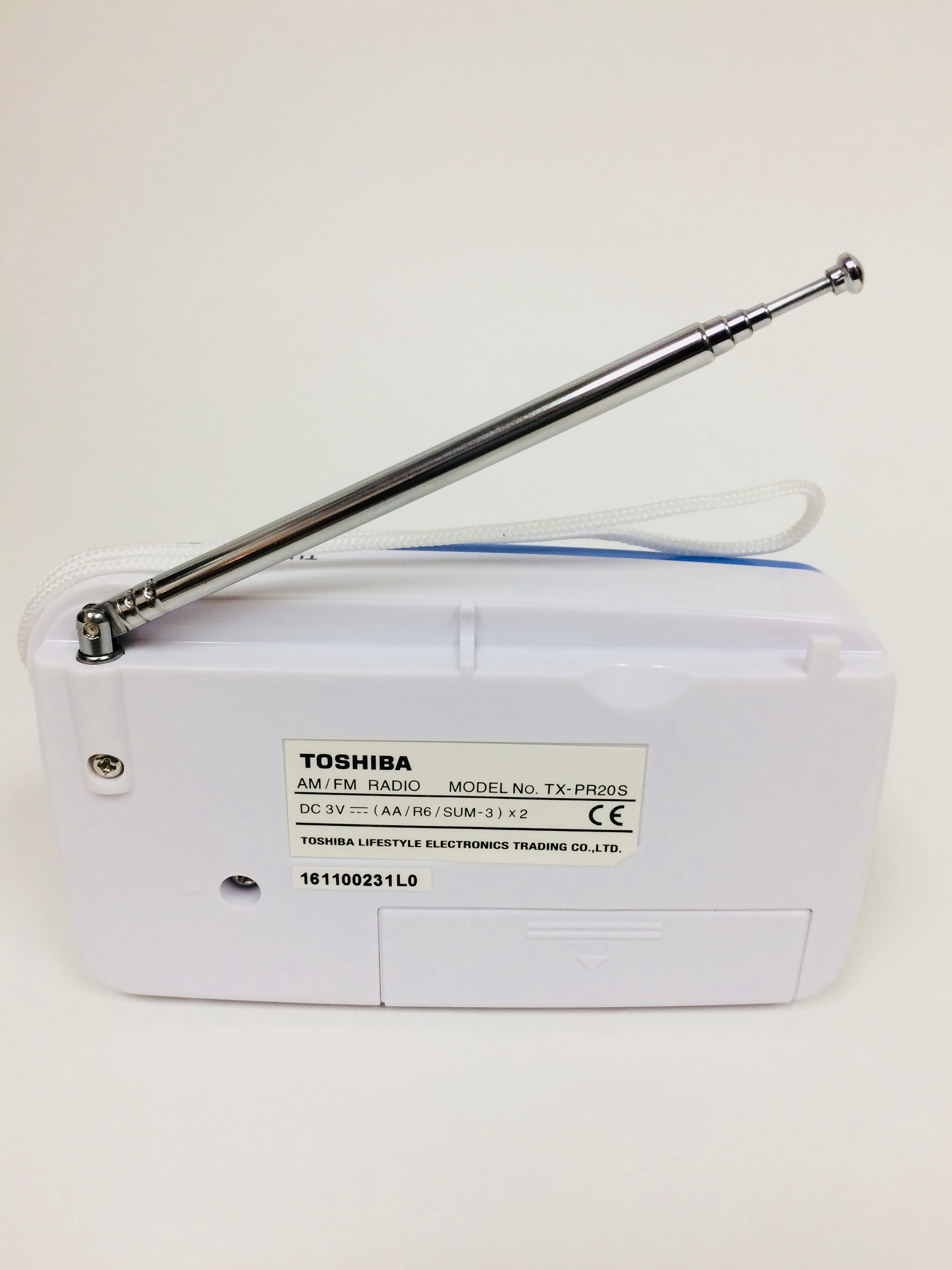Toshiba - Brandclub - Toshiba TX-PR20 AM/FM Pocket Portable