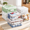 Transparent White-18 x 15 x 9 Inch - 6 Pack, variant on Transparent White 10.5 x 10.5 x 2.5 Inch - 8 Pack Poly Storage Bags with Easy-Glide Zipper