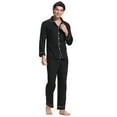 thumbnail image 3 of Purcoar Purcoar Men's Cotton Sleepwear Short/Long Sleeve Pajamas Set S-XXL, 3 of 5