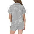 thumbnail image 3 of Ensemble de Pyjama Imprimé Ludique pour Filles Confort et Rêves Doux pour Enfants de 2 à 13 Ans, 3 of 3