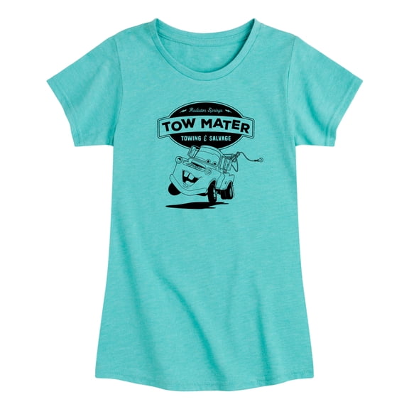 Cars - Tow Mater Towing And Salvage - Toddler Girls Fitted Short Sleeve T-Shirt