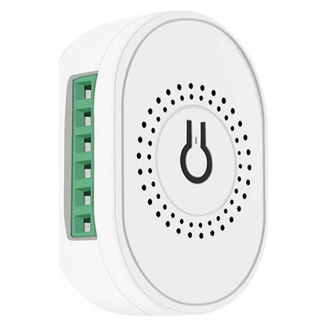 Tuya ZigBee Intelligent Light Switch Module Mini Home Automation DIY Breaker 2 Way Timing Control Voice Control Switch Compatible with Google Assistant and Amazon Alexa