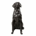 thumbnail image 3 of Hi-Line Gift Ltd. Bronze Sitting Labrador Life Size Resin Home Decor Living Room Display, 3 of 3