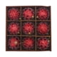 thumbnail image 2 of 9 piezas de adornos navideños de bolas decorativas colgantes, novedosas y ligeras Rojo, 2 of 9