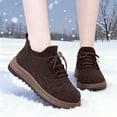 thumbnail image 6 of Casual Snow Shoes for Women Breathable Mesh Plush Lined Outdoor Walking Shoes Insulated Round Toe Ankle Boots, 6 of 8