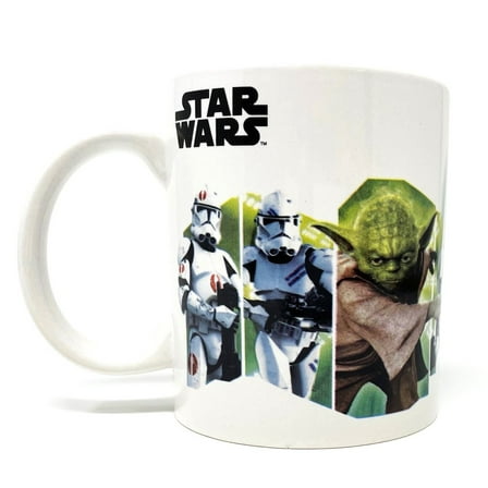 Star Wars Yoda Darth Vader & More 10 oz. Ceramic Mug