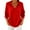 Red, variant on Women's Solid Color Lapel Collar Pullover, Oversized Loose Fit Sweater, Long Sleeve Casual Top, Plus Size Crew Neck Sweater, Drop Shoulder Shirt, Everyday Loungewear Green L