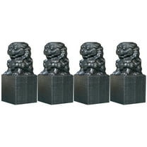 DINHEAROM Lion Guard Figurines Chinese Cultural Products 4Pcs 2.6x1.2x1.2in