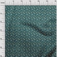 thumbnail image 3 of oneOone Rayon Teal Green Fabric Travel Sewing Craft Projects Fabric Prints By Yard 56 Inch Wide, 3 of 5