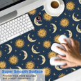 thumbnail image 2 of Long Mouse Pads for Desk,Dark Blue Sun Moon Star Pattern Desk Mats on Top Of Desks, Desk Mouse Pad Extra Large with 3mm Non-Slip Base and Stitched Edge for Gaming,Office,Work,Home 47.3"x23.6", 2 of 6