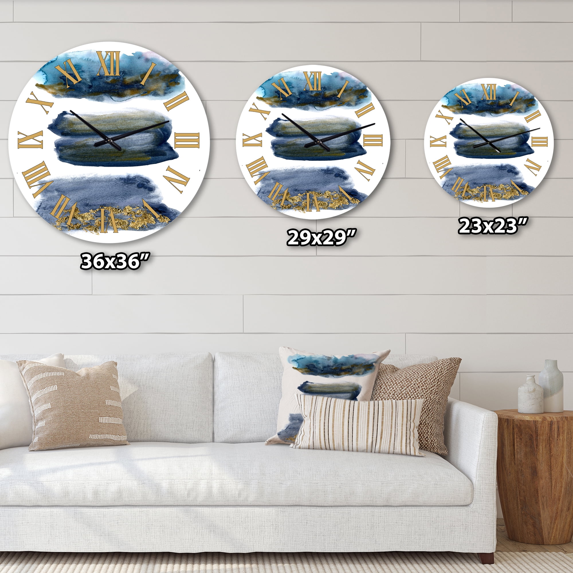 Designart 1 in Quartz Modern/Contemporary Wall Clock