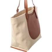 Longchamp Women's Accomplice Canvas Textured Leather Tote Bag Brown