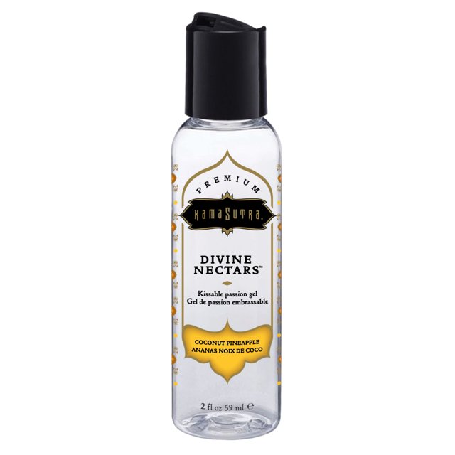 Deslizamiento corporal con sabor a néctares divinos - Crema de vainilla - 2 fl. Oz./ 59ml