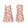 thumbnail image 7 of KLL Crab Lobster 1 Pattern Womens Summer Dresses 2025,Loose Round Neck Sleeveless Sundresses Tank Dresses with Pockets, 7 of 7