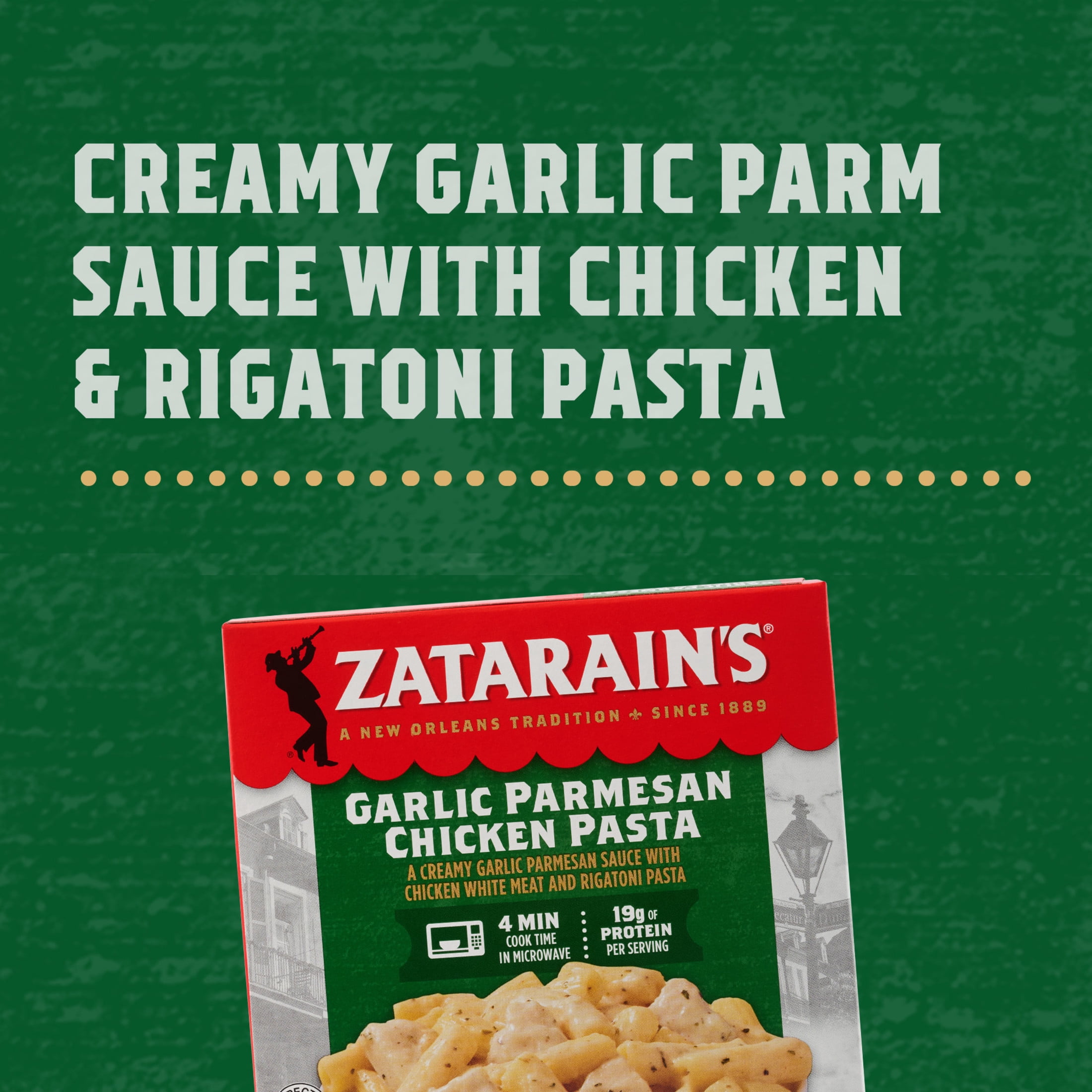 Zatarain's Garlic Parmesan Chicken Pasta, 9.0 oz Cup