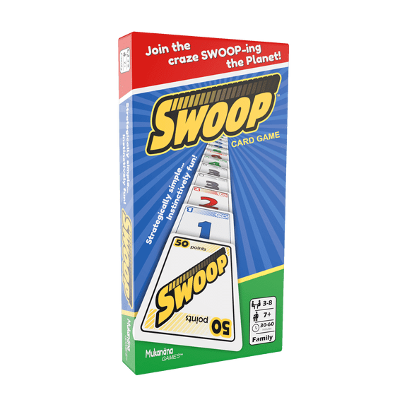 SWOOP Card Game | Fun for Adults, Teens and Kids | Best for Game Nights and Family Gatherings | Easy to Learn | 3-8 Players | Ages 7