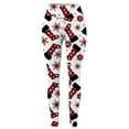 thumbnail image 3 of Gibobby leggings deportivos para mujer Leggings de cintura alta estampados cómodos para mujer Leggings de Navidad (Multicolor, XL), 3 of 5