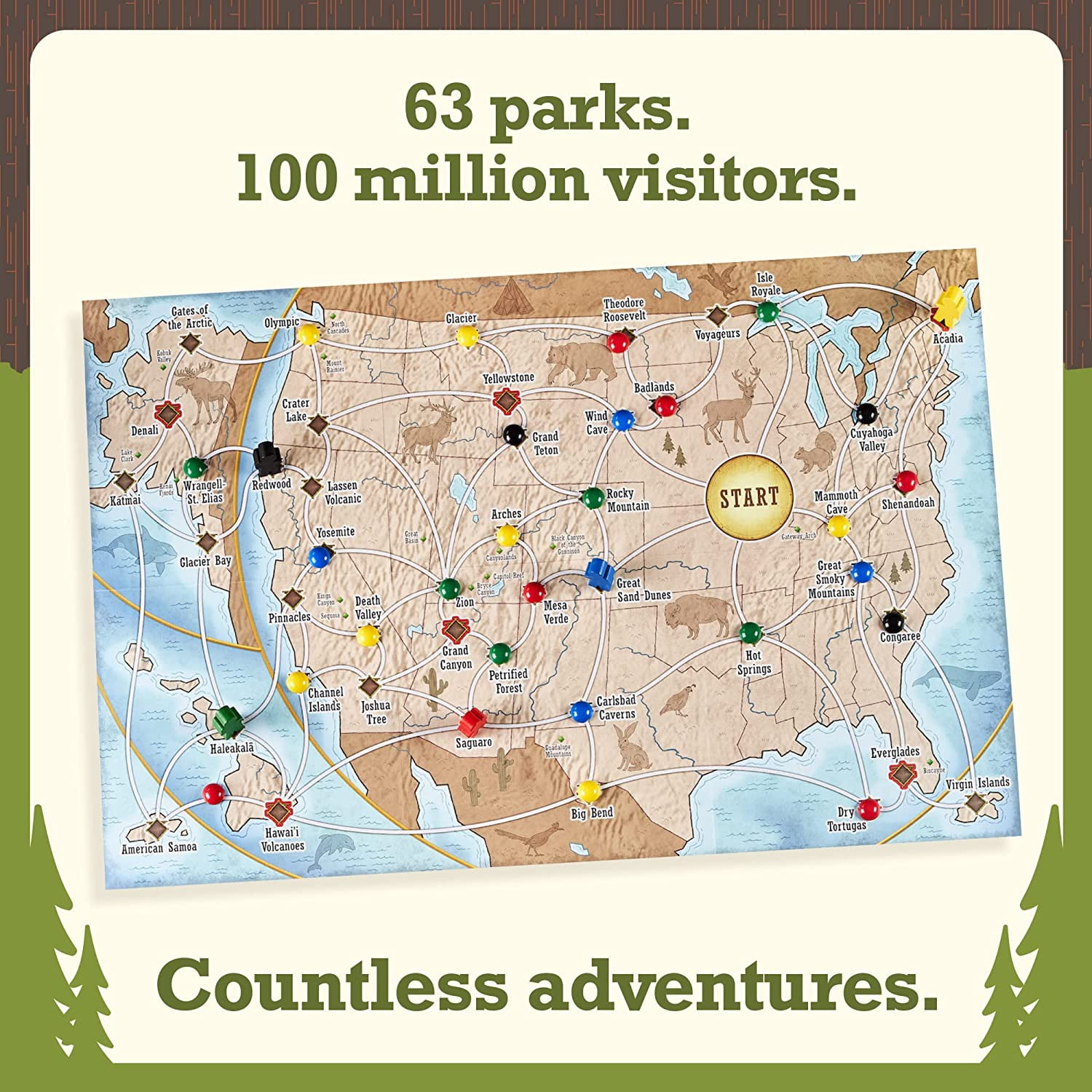 Trekking The National Parks: The Board Game (2nd Edition)