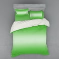 thumbnail image 2 of Ambesonne Ombre Bedding Set 3 Pcs, Digital Spring Grass Art, Twin, Green, 2 of 3