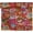 Brown, variant on Indian Handmade Floral Print Kantha Quilt, Bedspread , Blanket Size ( King 108" x 108" )