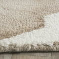 thumbnail image 3 of Safavieh Dip Dye Altan Distressed Wool Area Rug, Beige/Ivory, 7' x 7' Round, 3 of 8