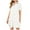White, variant on Mini Summer Dresses for Women Collared White Solid Sleeveless Button Down Ruffle Shift Dress
