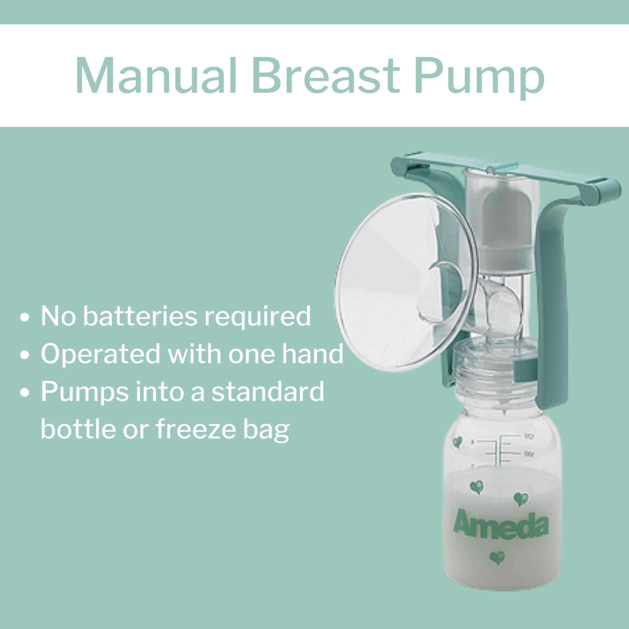 Ameda Manual Hand-Pump — Breastfeeding Center for Greater Washington