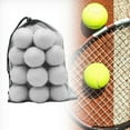 thumbnail image 2 of 20Pcs Tennis Balls Elastic Balls Exercise 2.52" Diameter Wear Resistant Training Balls for Outdoor Sports Tennis Enthusiasts, 2 of 5