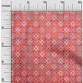 thumbnail image 1 of oneOone Viscose Jersey Red Fabric Batik Fabric For Sewing Printed Craft Fabric By The Yard 60 Inch Wide - B8, 1 of 5