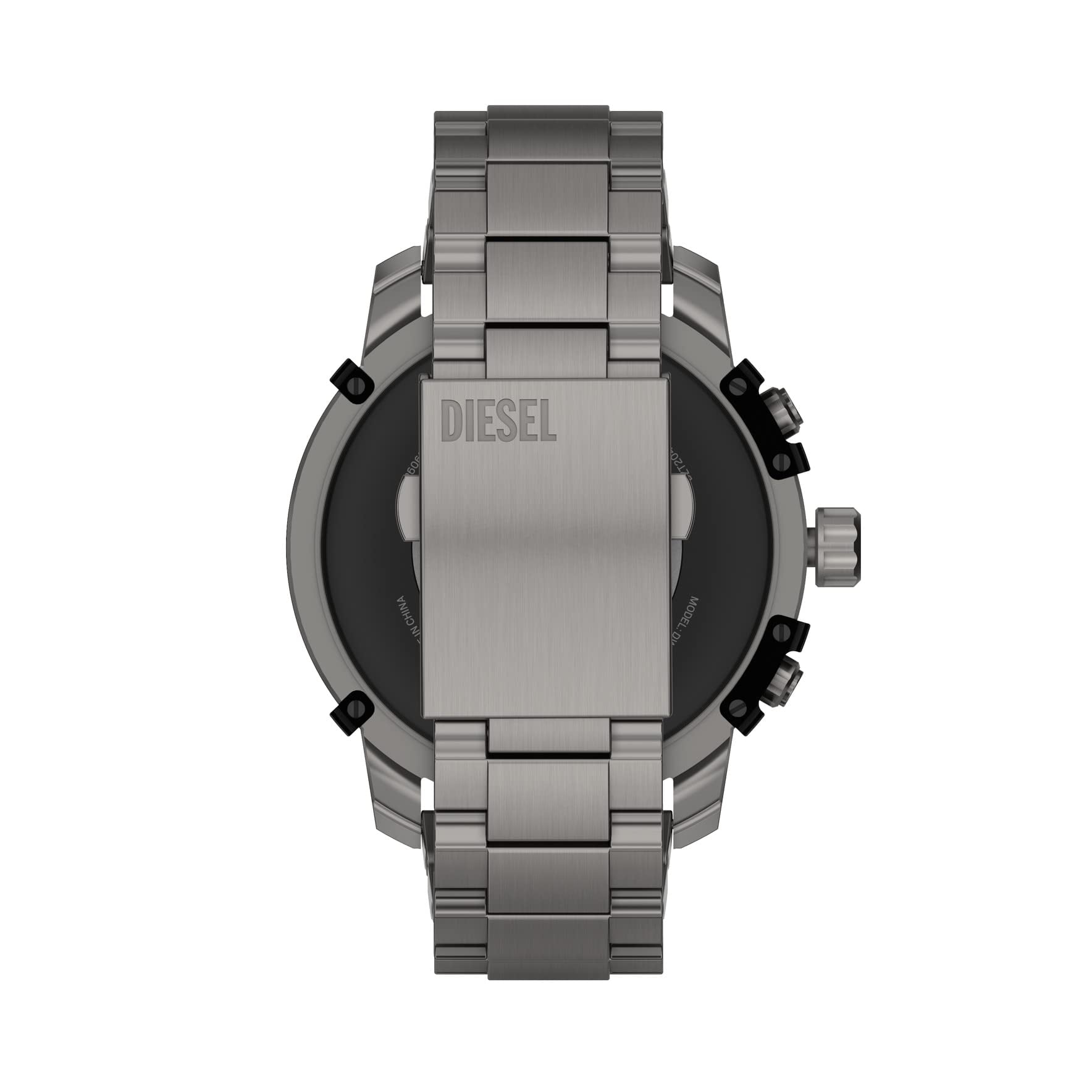 Diesel DZT2042 Griffed Gen 6 Gunmetal Stainless Steel Bracelet Mens Alexa GPS Smartwatch