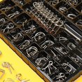 thumbnail image 5 of YINGQING Nine Chain Metal Puzzle Toy Intelligence Buckle: Thinking, 5 of 5