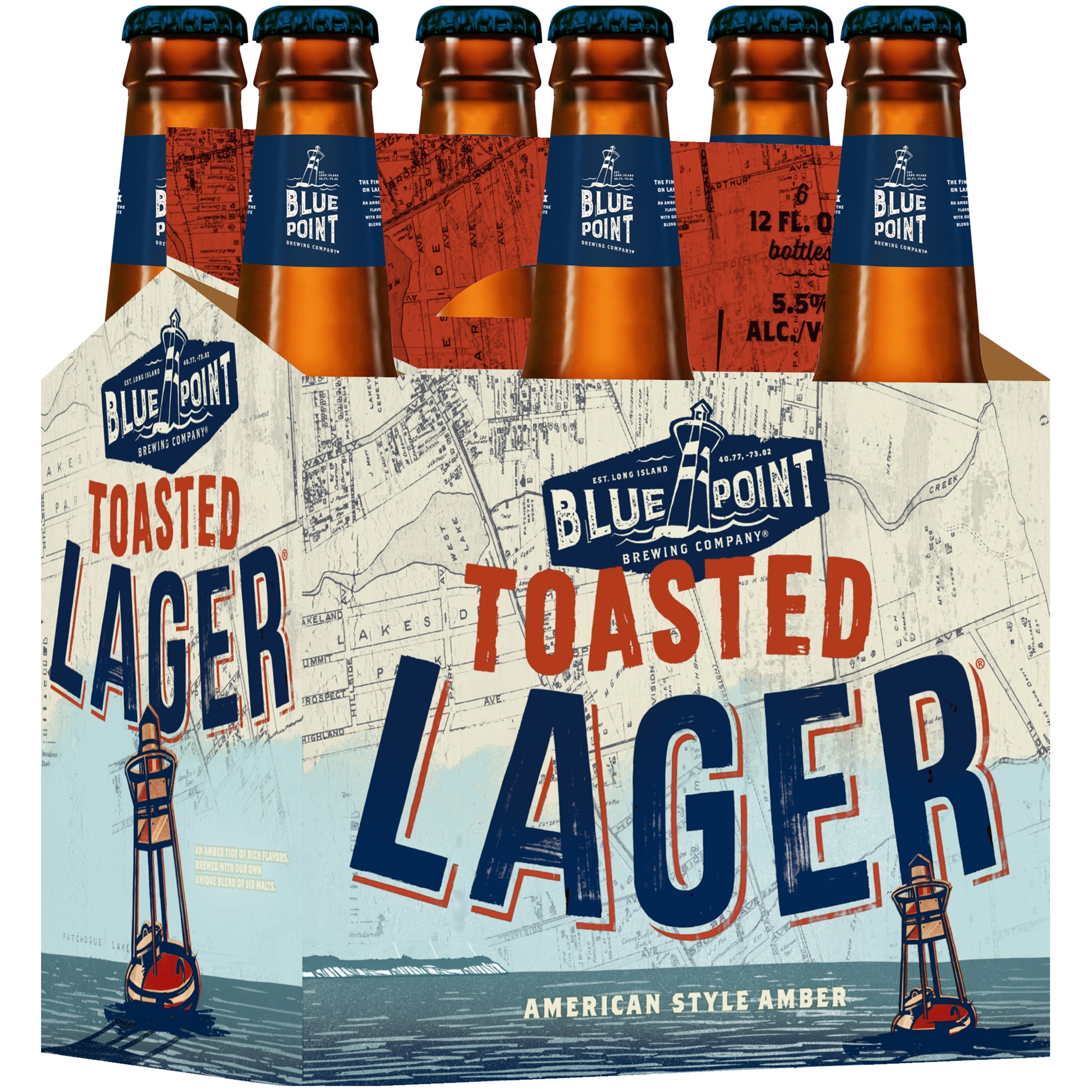 Blue Point Toasted Lager, 6 pack, 12 fl oz