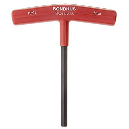 UPC: 0037231452728 | Bondhus 45272 8mm Hex Tip T-Handle w/ProGuard Finish 152mm