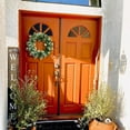 thumbnail image 4 of Eucalyptus Wreath Farmhouse Decor, Green Front Door Artificial Spring Summer Greenery, 4 of 7