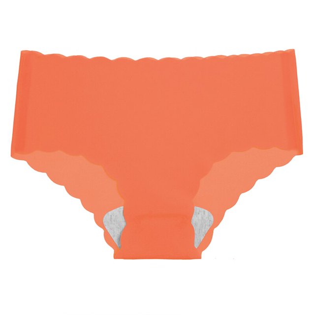 TrowBridge bragas sin costuras para mujer, ropa interior de satén de seda suave, borde ondulado, calzoncillos acogedores, lencería respetuosa con la piel, calzoncillos deportivos sexys