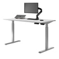 thumbnail image 1 of Desky Single Sit Stand Gaming Desk - White / 70.9 x 29.5 Inches / Grey, 1 of 10
