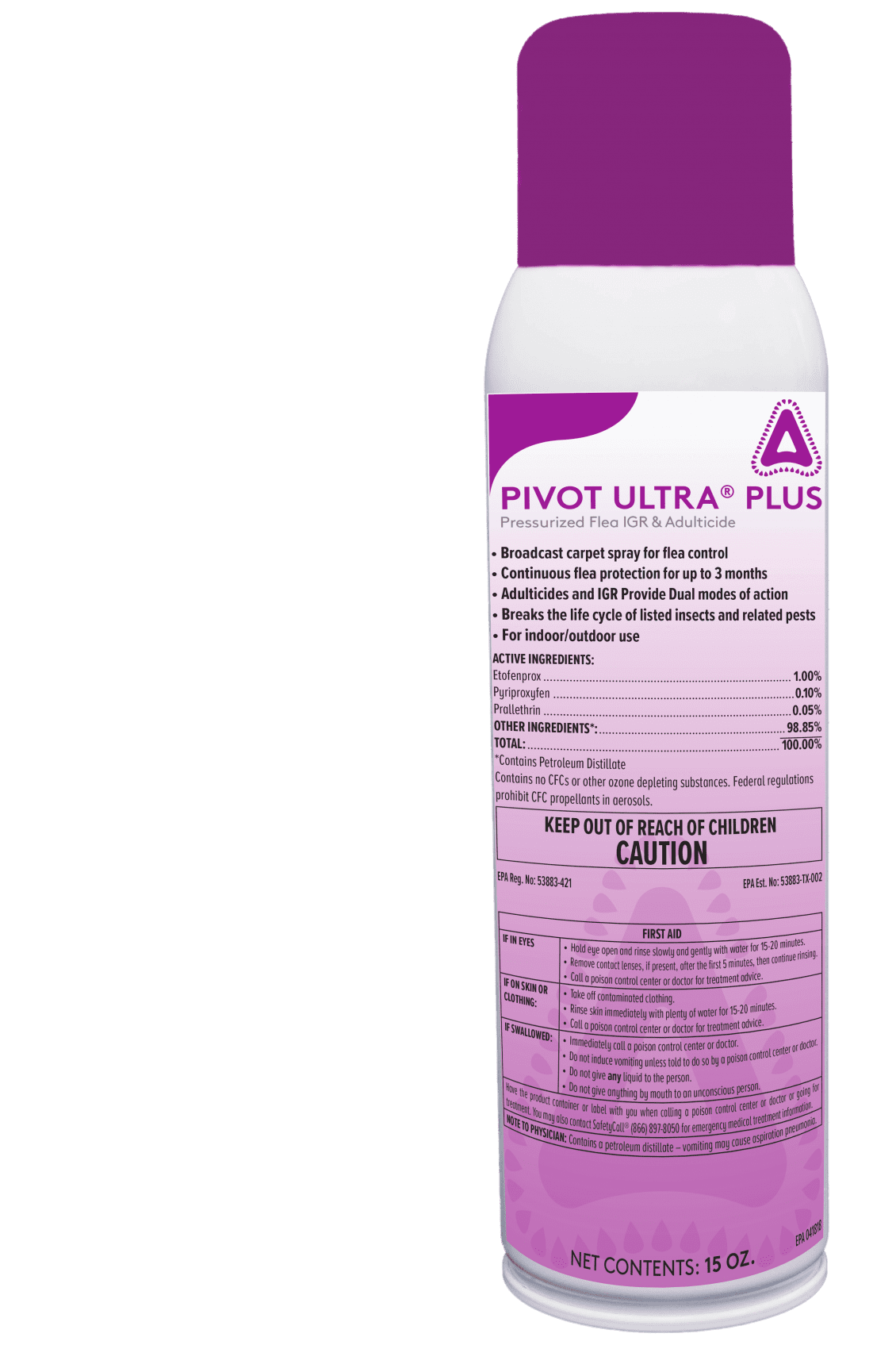 Gentrol Aerosol Insect Growth Regulator 16oz for Cockroaches Bed