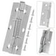 thumbnail image 2 of Bisagras de puerta de cierre automático, bisagras de puerta resistentes, bisagras de puerta de resorte de acero inoxidable, 2 uds., 2 of 5