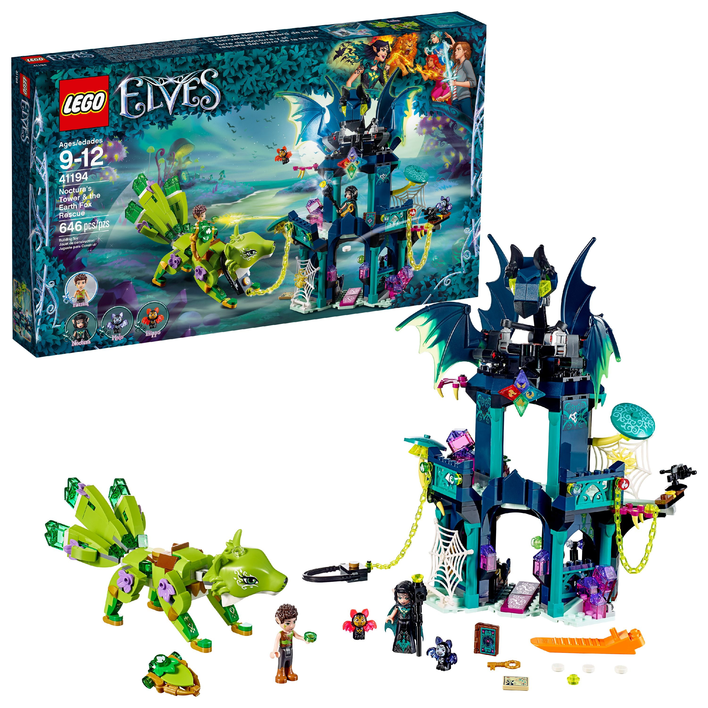 41195 Noctura LEGO Elves - Figur Minifig Elfe Lumia Schattenstab Hexe 41195 