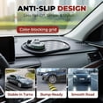 thumbnail image 5 of Mobile Phone Bracket Anti-Slip Mat, Multifunction Car Anti-Slip Mat with Temporary Parking Number, Rotatable Anti Skid Car Dashboard Pad for Phones Sunglasses Keys Gadgets (B), 5 of 7